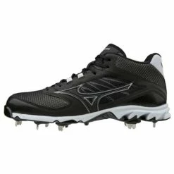 Coupon ❤️ Men's Mizuno 9-Dominant 2 Mid Metal ⚾ Baseball Cleats 🔔