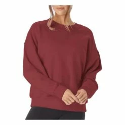 Outlet 🎉 Hoodies & Sweatshirts 👩 Women's Glyder Vintage Oversized Crewneck Sweatshirt 🔔